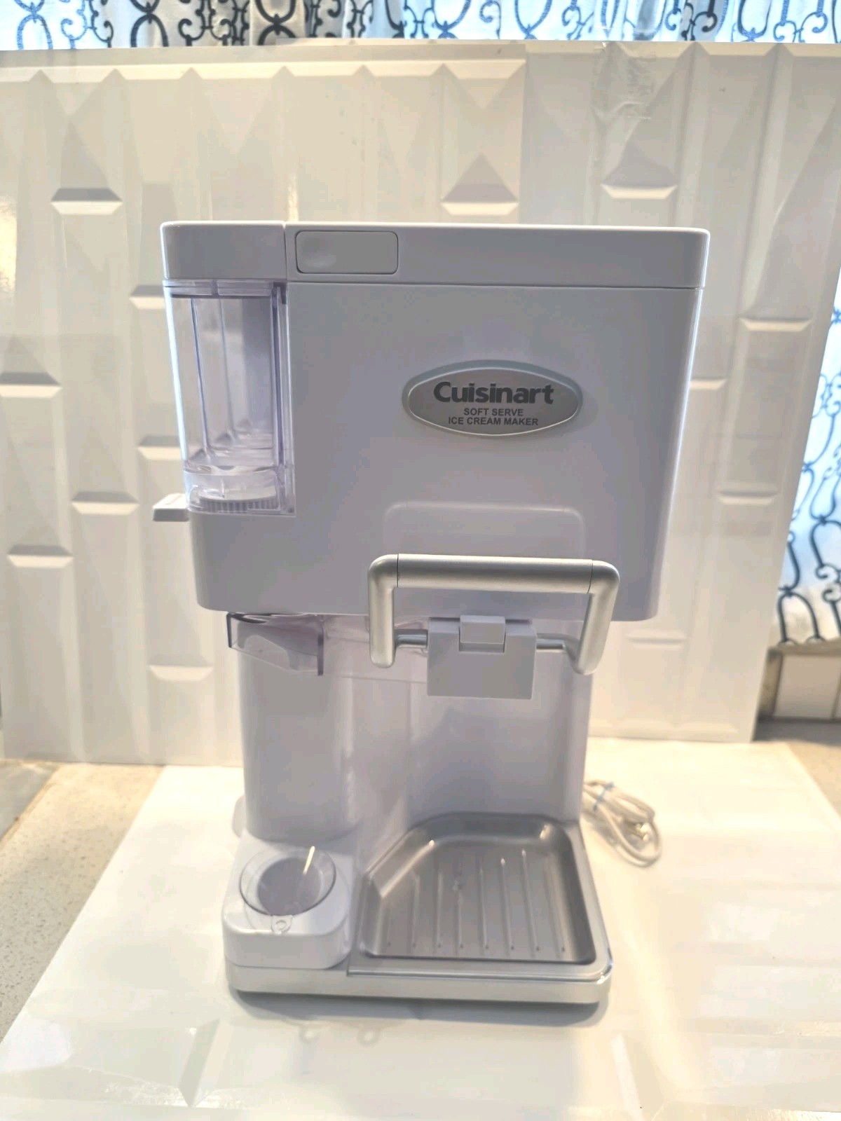 Cuisinart Soft Serve Ice Cream Maker Mix It In Machine 1.5 Qt Tested No Manual