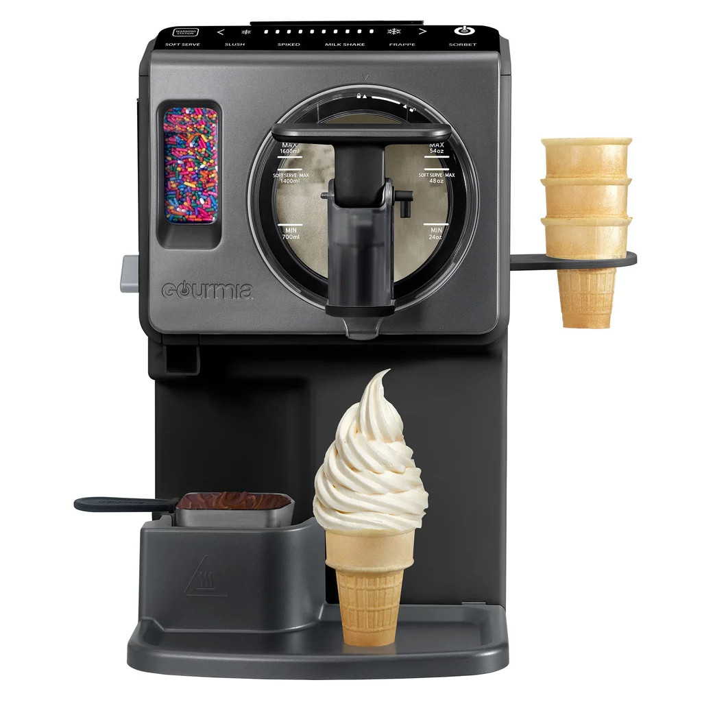 Gourmia 2 Quart Soft Serve Ice Cream Maker Frozen Drink 6 Presets Costco