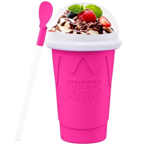 500ML Slushie Maker Cup- DIY Magic Slushy Maker Squeeze Cups, Portable