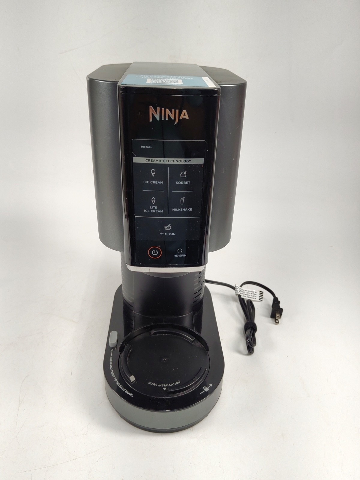 Ninja Creami 7-in-1 Ice Cream Maker Gelato Milkshake Machine Only NO CUPS