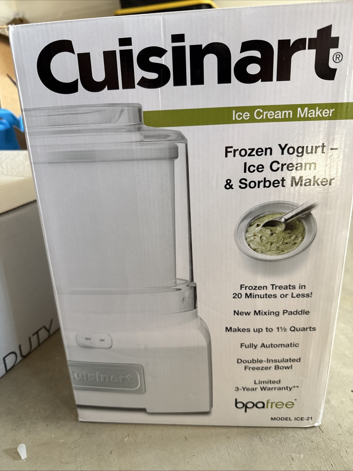 Cuisinart Ice Cream/Yogurt Makers Frozen Yogurt – Ice Cream & Sorbet Maker