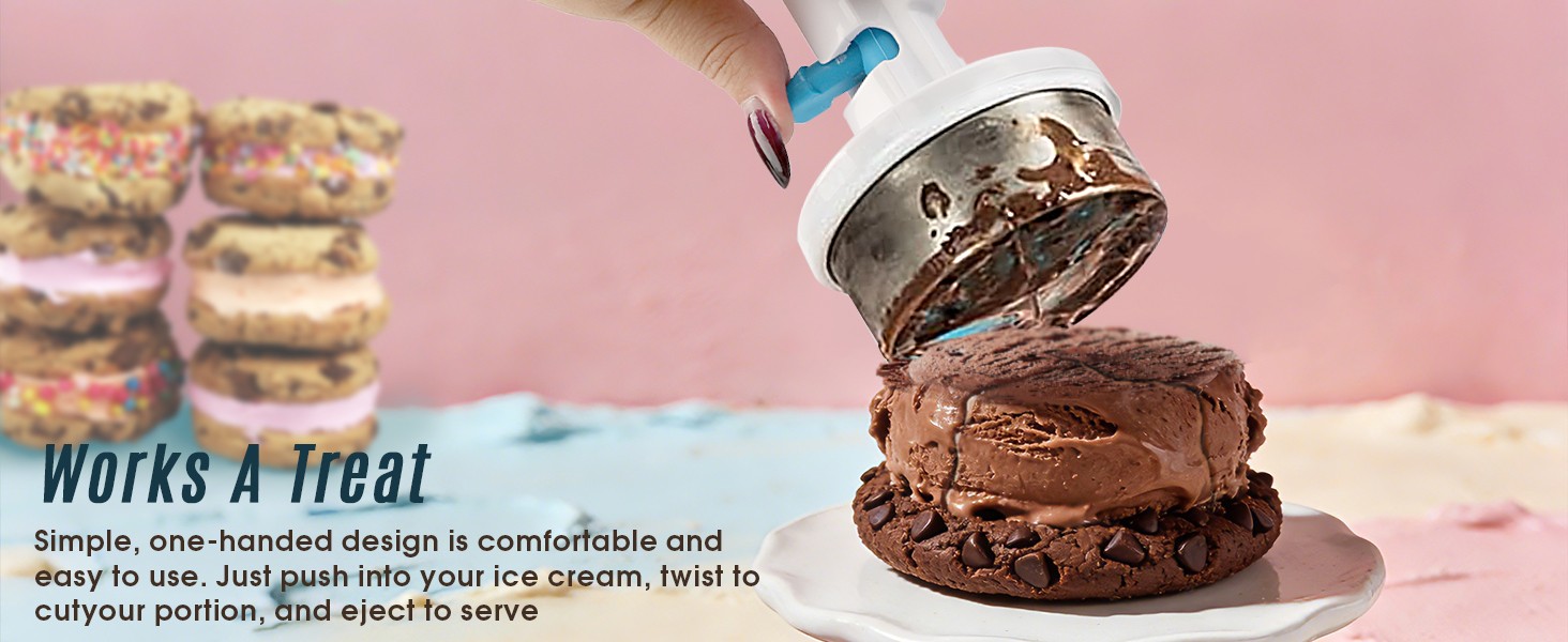 Ice Cream Sandwich Maker Tool, Stainless Steel Ice Cream Sandwich Maker |