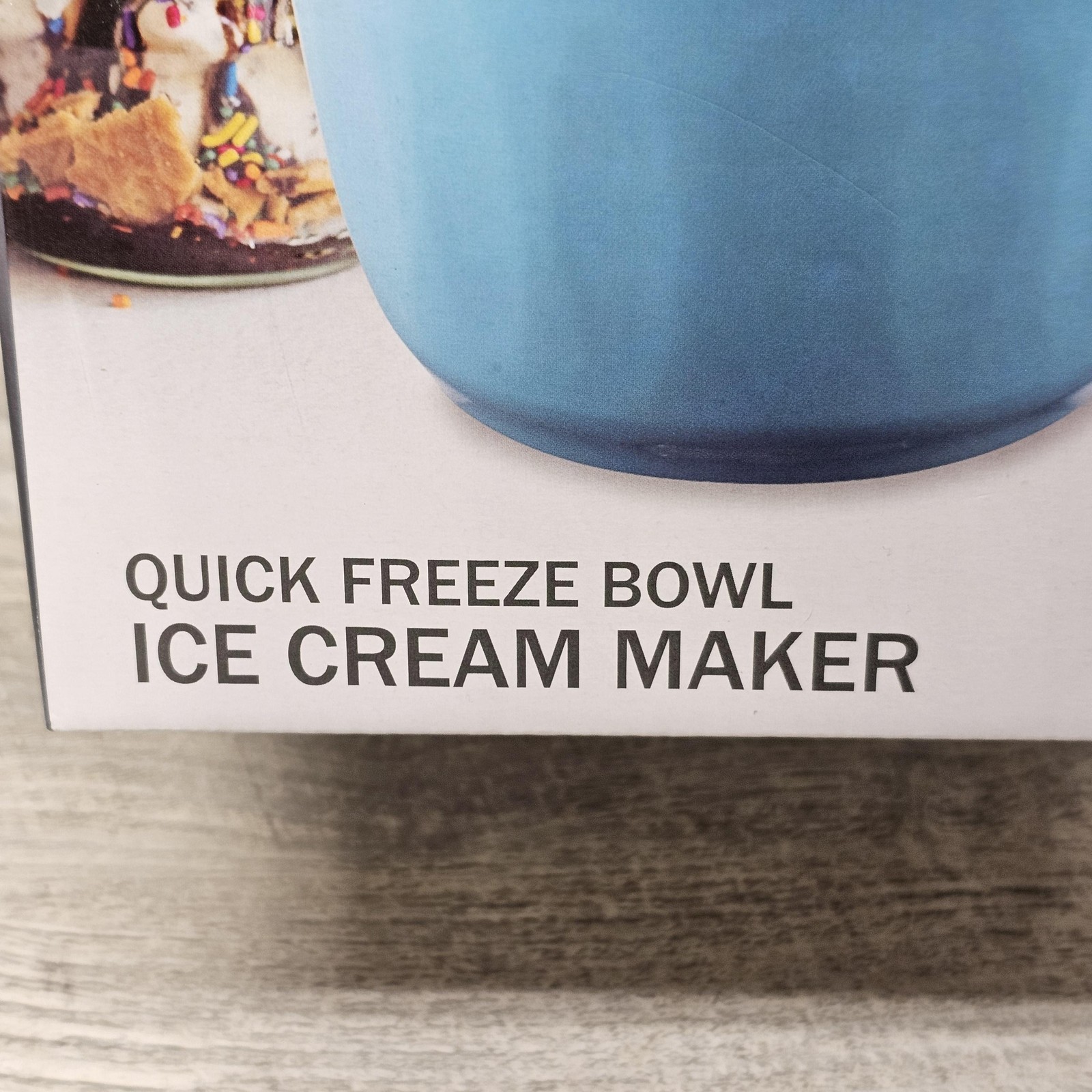 Savannah Home & Garden Quick Freeze Bowl Ice Cream Maker Half Quart SHG-529 Blue