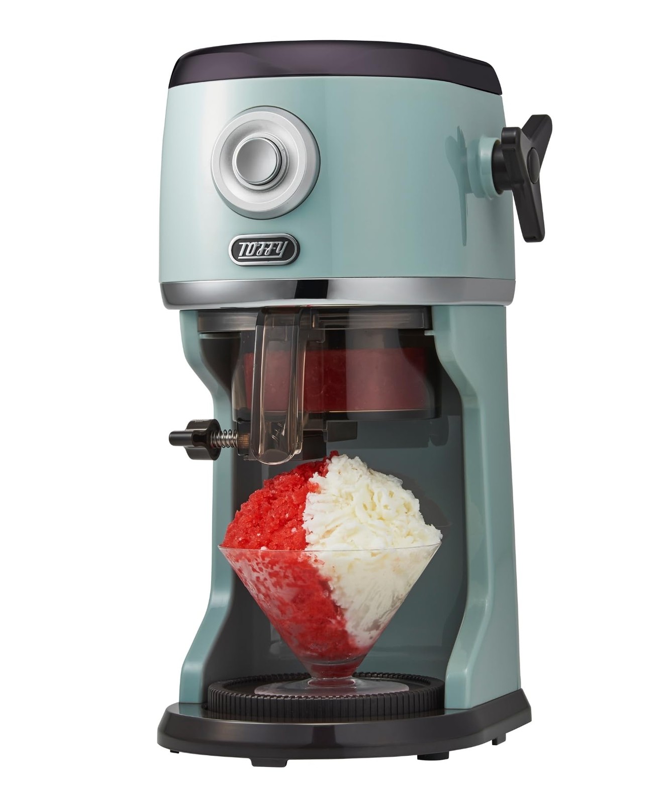 Toffy Compact Electric Shaved Ice Maker Fluffy Kakigori Frozen Fruit Pale Aqua