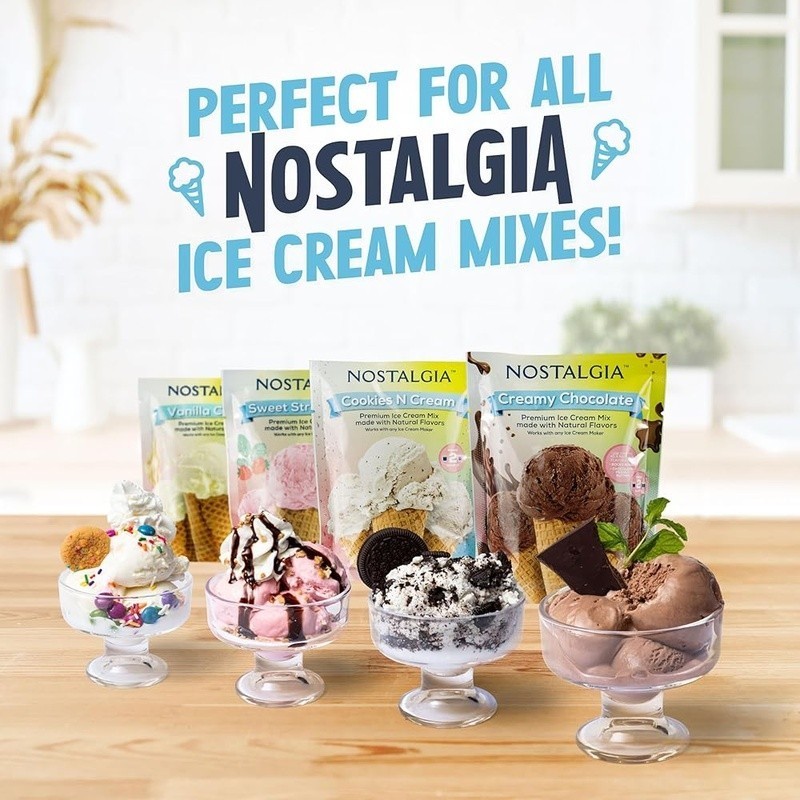 Homemade Ice Cream Machine Instant Gelato Maker Easy Churning Fun Parties New