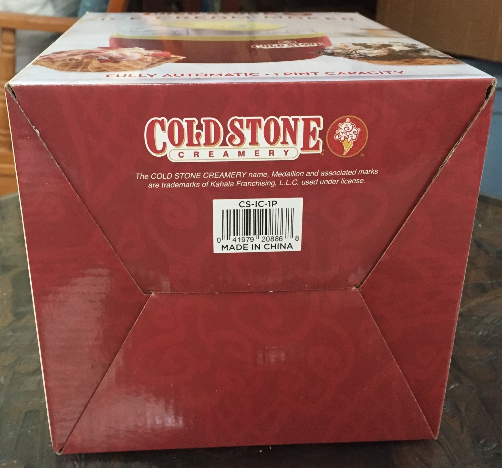 Cold stone Creamery – Ice Cream Maker – 1 Pint Fully Automatic(Box Never Opened)