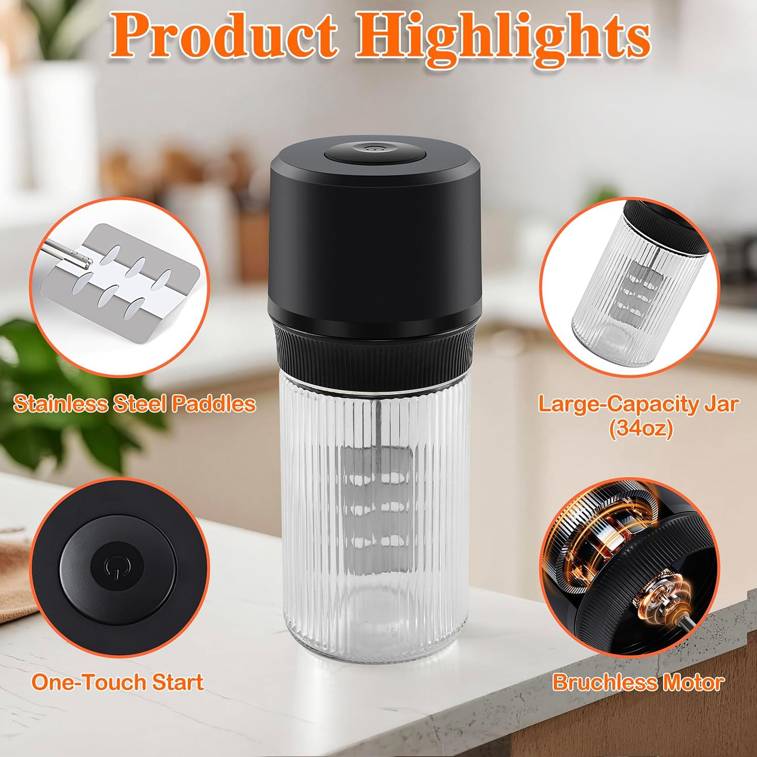 One-Touch Electric Butter Churn – Quick 5-10 Min Creamy Results