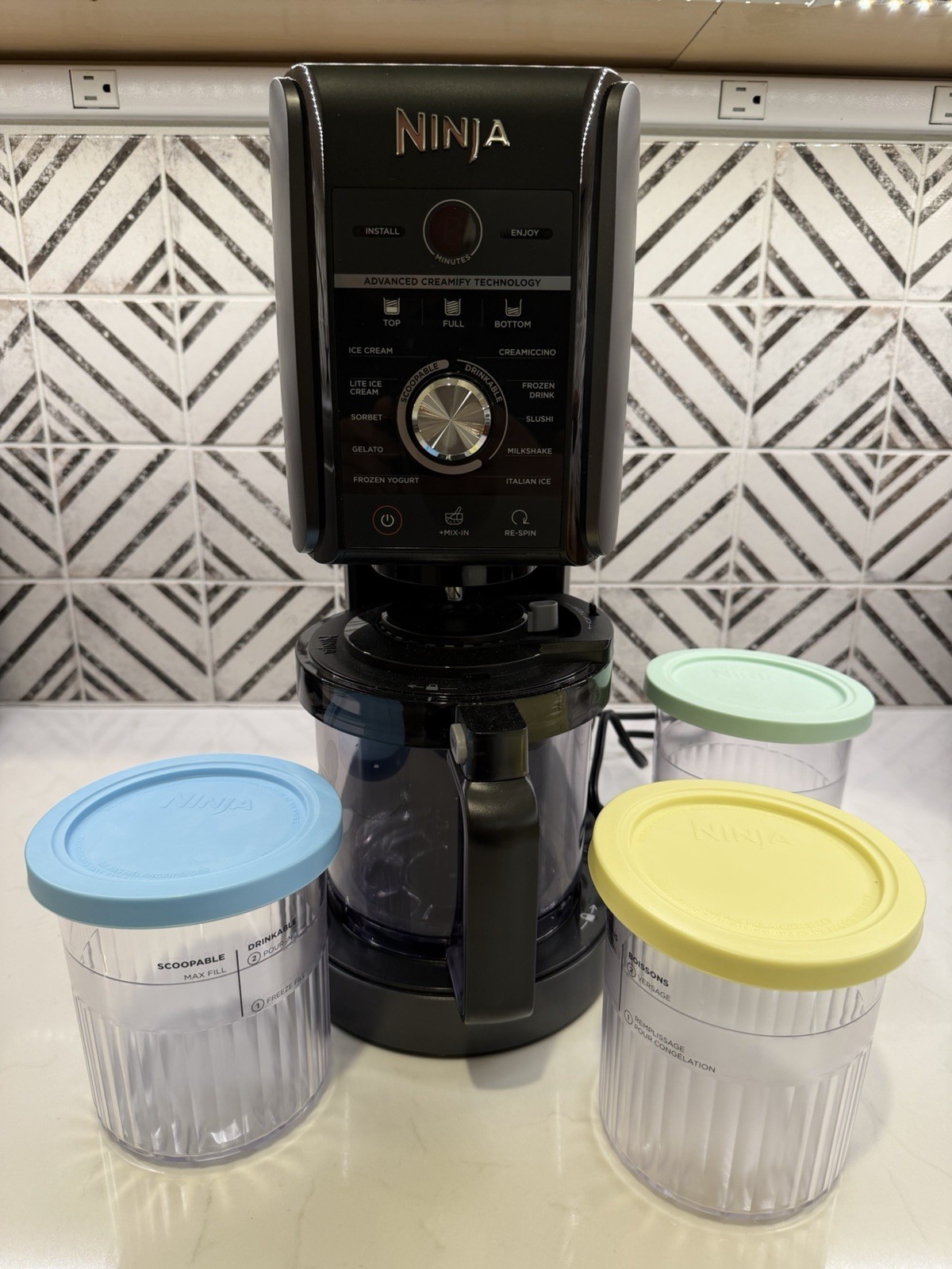 Ninja CREAMi Deluxe 11-in-1 Ice Cream and Frozen Treat Maker CN501CO