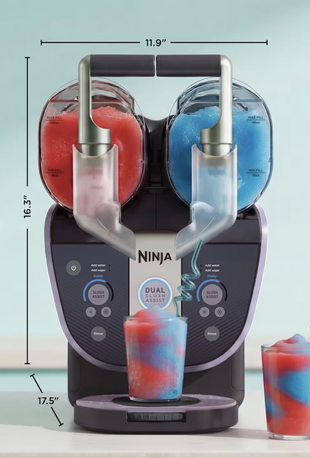Ninja™ SLUSHi™ Twist Slushie Machine in Green, 10+ Servings – FS701GN