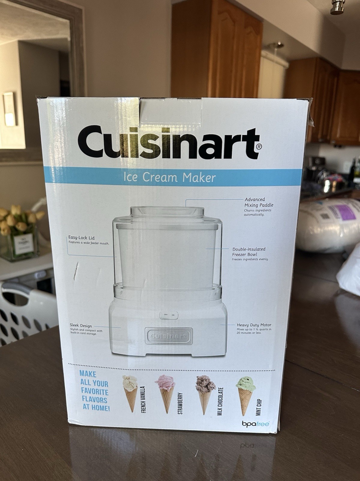 Cuisinart ICE-21 Frozen Yogurt-Ice Cream and Sorbet Maker – White