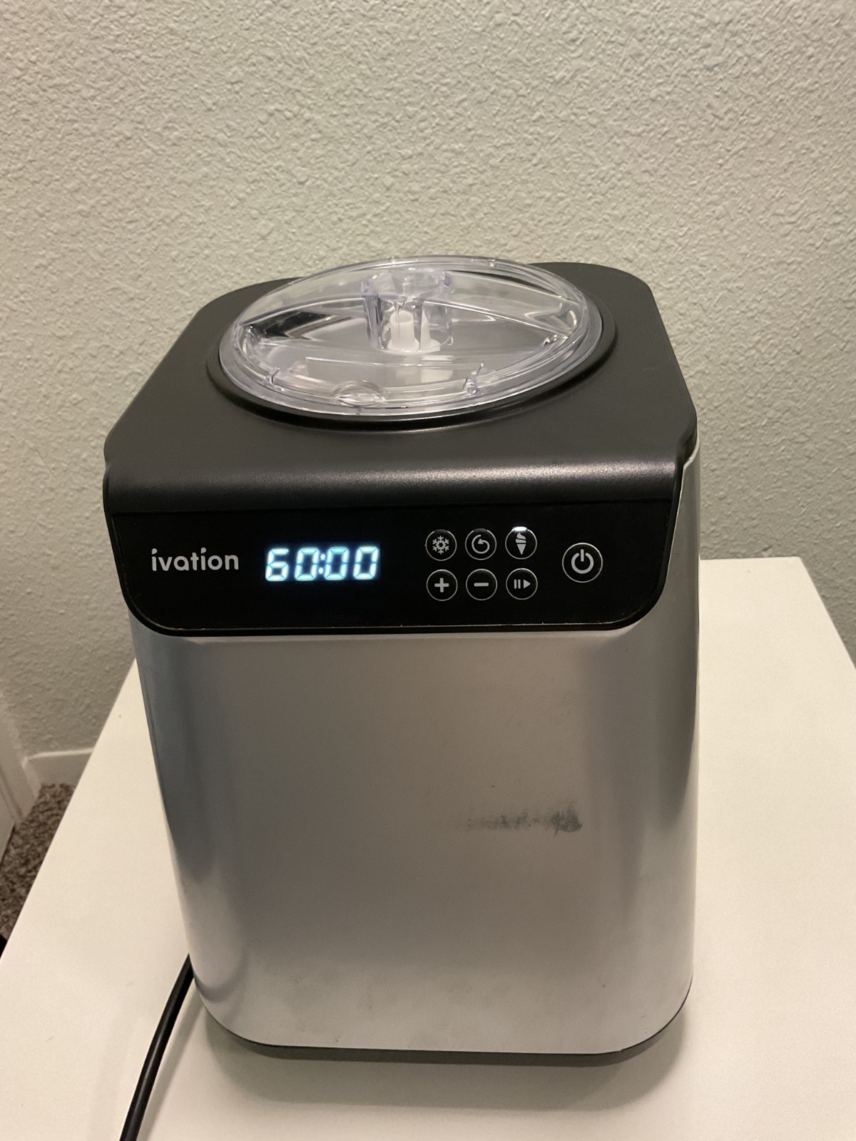 Ivation Ice Cream Maker IVAICECREM36 Automatic Countertop Tested Working