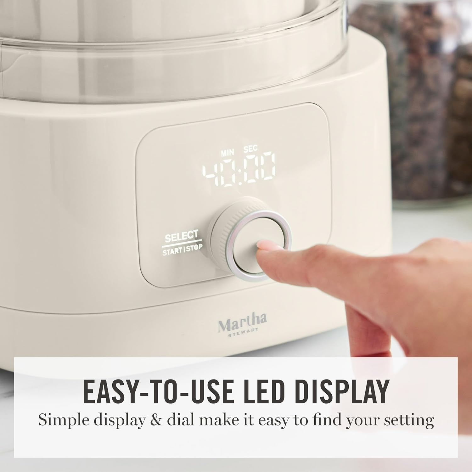 Kitchen Electric Ice Cream Machine: Easy Clean, LED Display