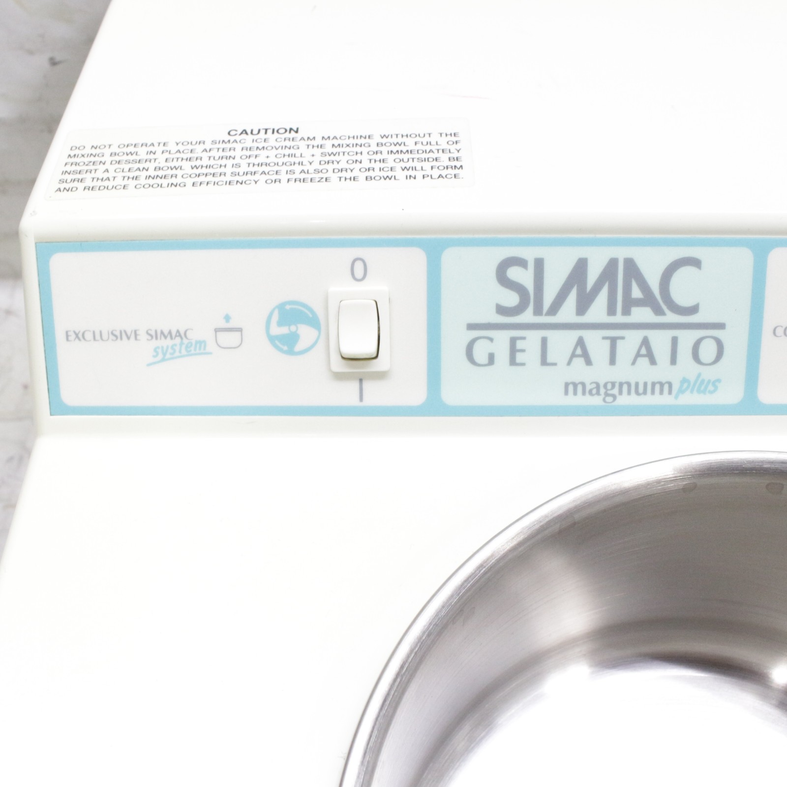 SIMAC GELATAIO Magnum Plus Ice Cream Gelato Maker 250 Watt Heavy Duty Tested