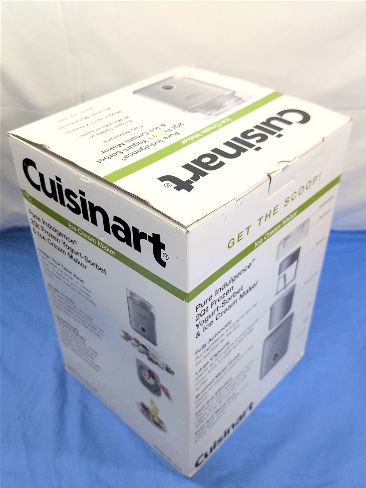 Cuisinart Pure Indulgence Ice Cream Maker 2 Qt Frozen Yogurt Machine ICE-30BC