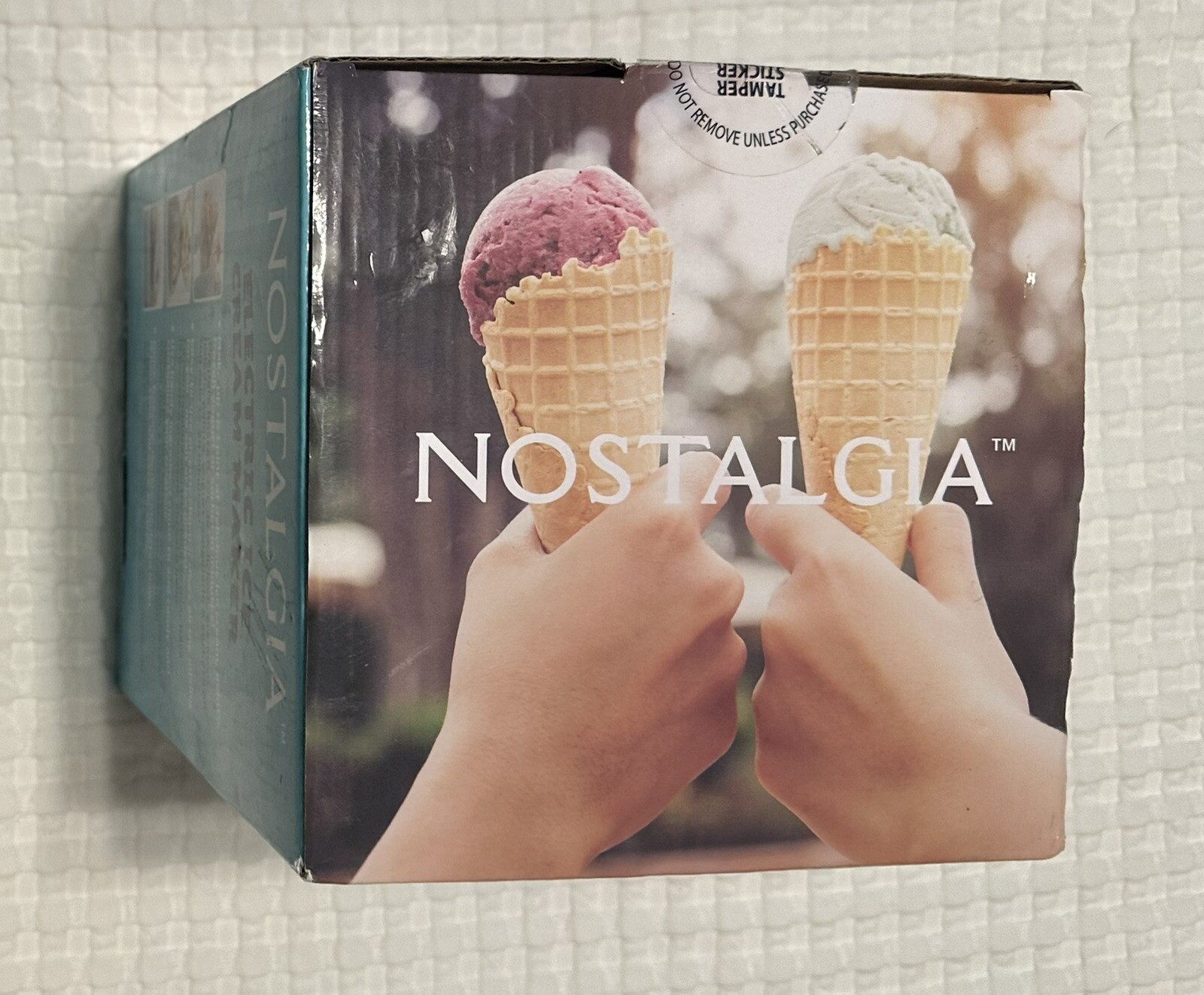 Nostalgia Electric Ice Cream Maker Gelato Frozen Yogurt or Sorbet Churner C2111.