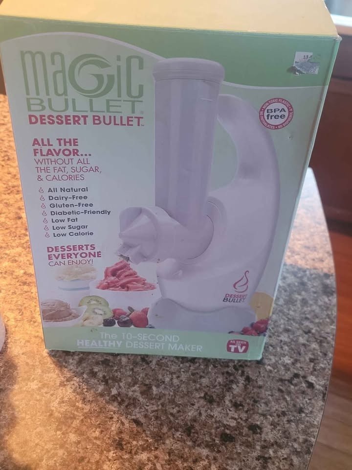 Magic Bullet Dessert Bullet Blender The 10-Second Healthy Frozen Dessert Maker
