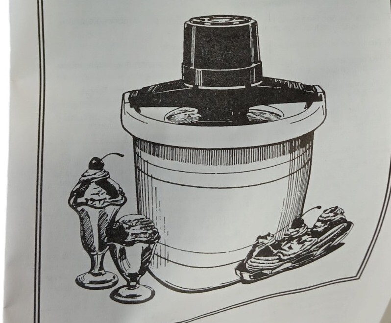 8401-M Rival 4 Quart Electric Ice Cream Maker Ice Bucket Container Parts Only