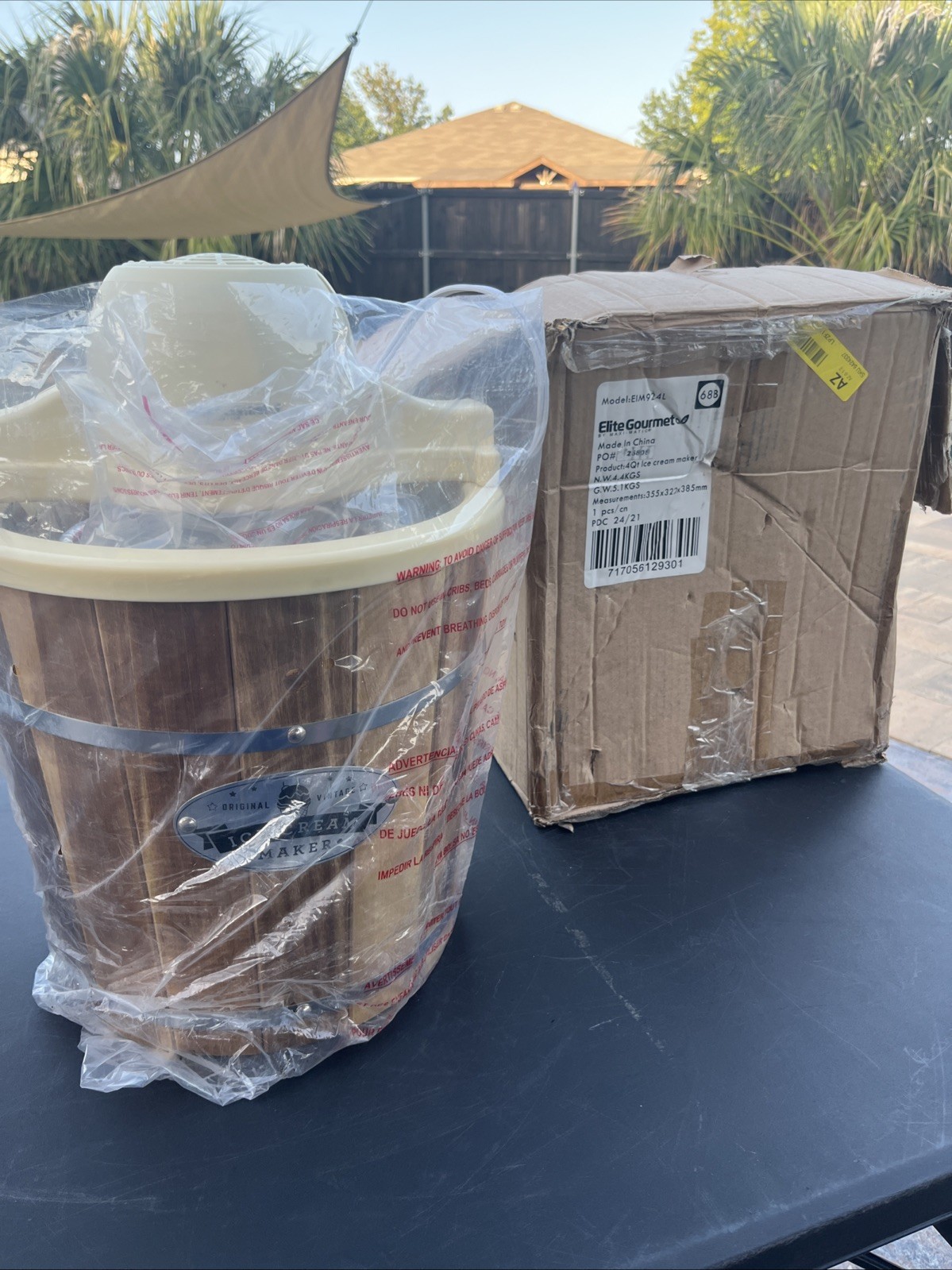 Nostalgia Electric Ice Cream Maker – Old Fashioned Soft Serve Ice Cream Machine