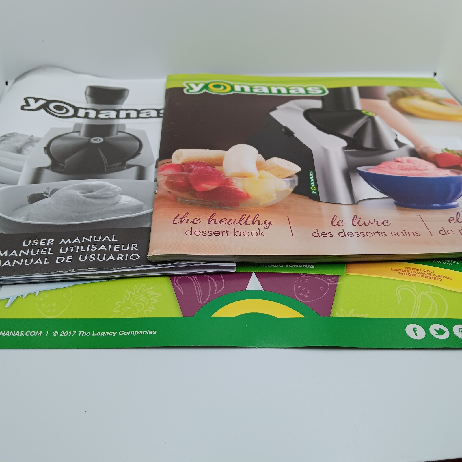 Dole Yonanas Original Healthy Frozen Dessert Maker Machine New Open Box