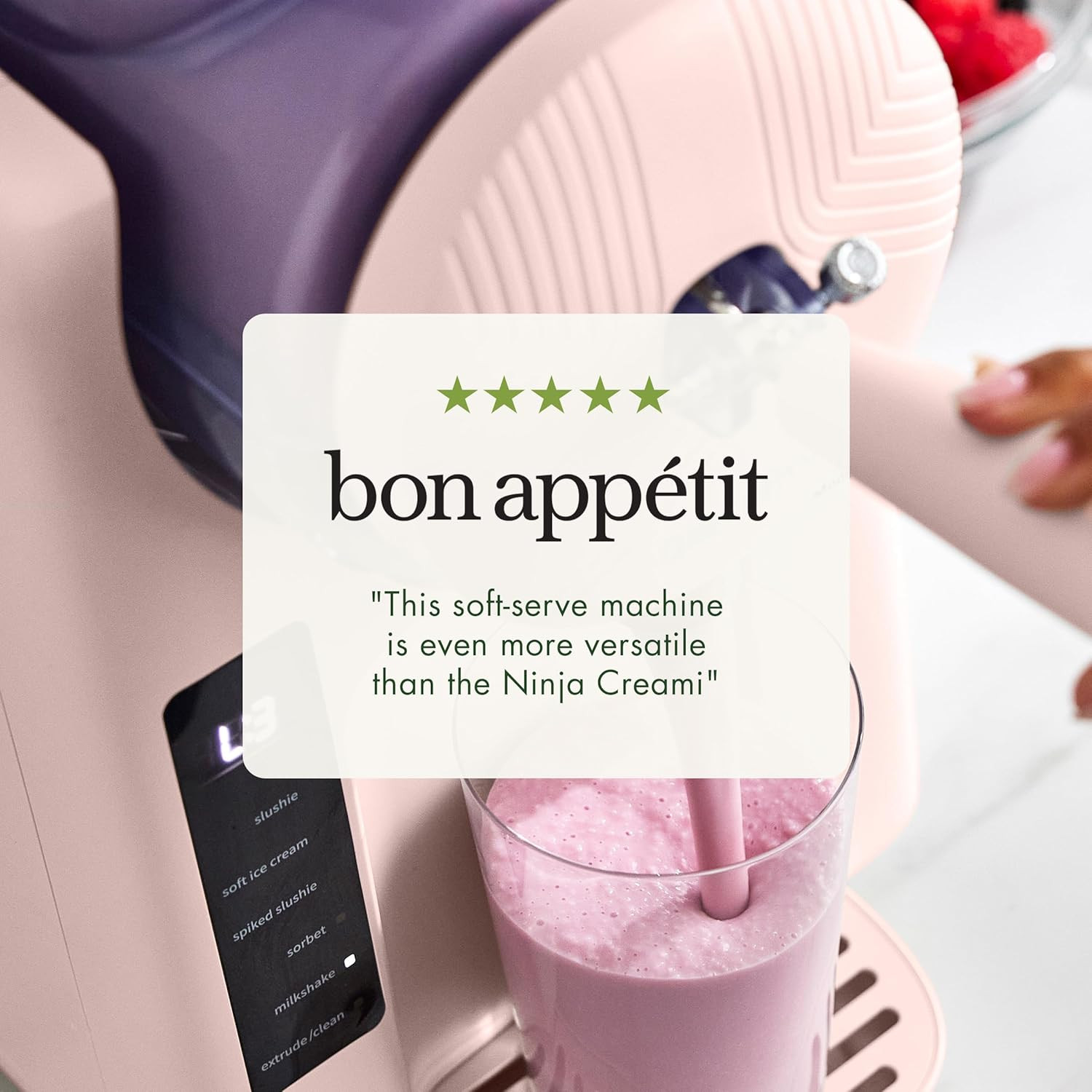 Frost Ice Cream & Slushie Maker – 6 Modes, Ready in 15 Mins, Family Size, Pink
