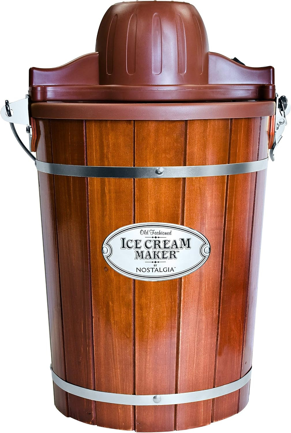 Electric Ice Cream Maker with 6 Qt Capacity – Old Fashioned Ice Cream Machine Ma