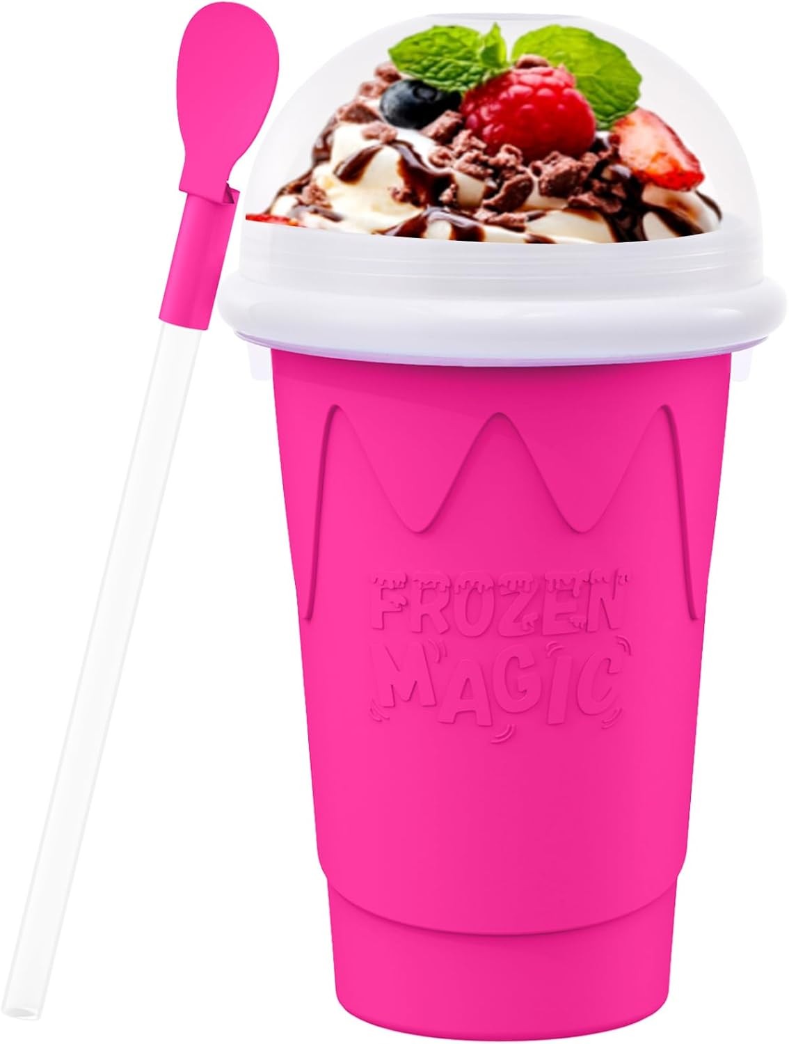 500ML Slushie Maker Cup- DIY Magic Slushy Maker Squeeze Cups, Portable Smoothie