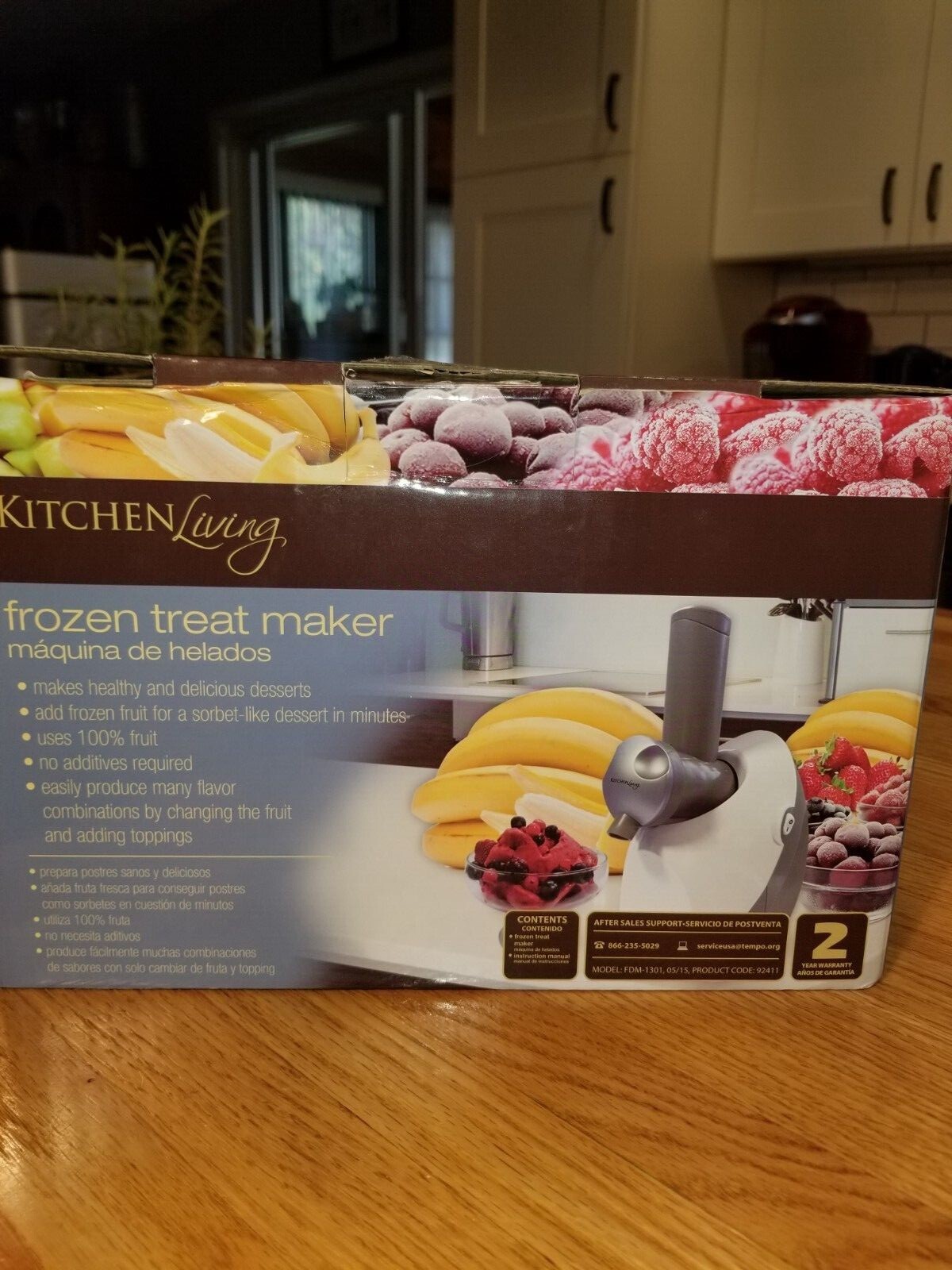 frozen treat maker by kitchen living, easy, healthy treats, white and gray