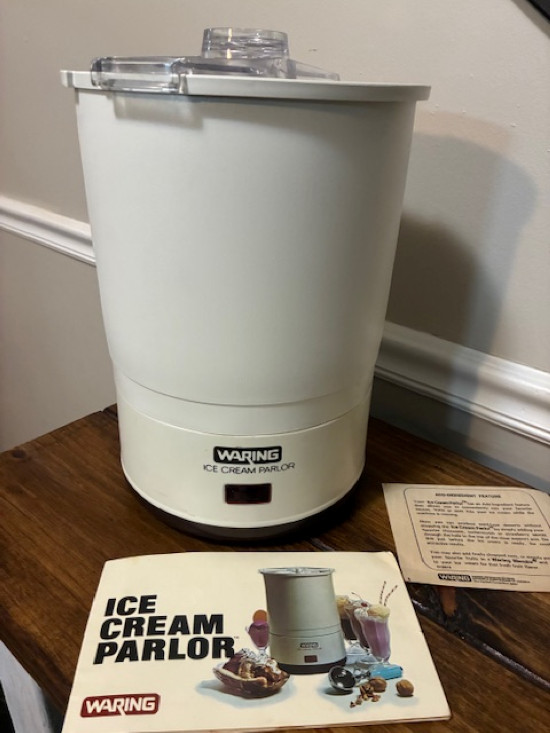 Waring Ice Cream Parlor Model No. 129P With Original Box-Works- Vintage