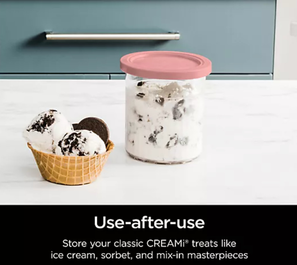 NINJA CREAMI DELUXE PINTS & LIDS 2-PACK
