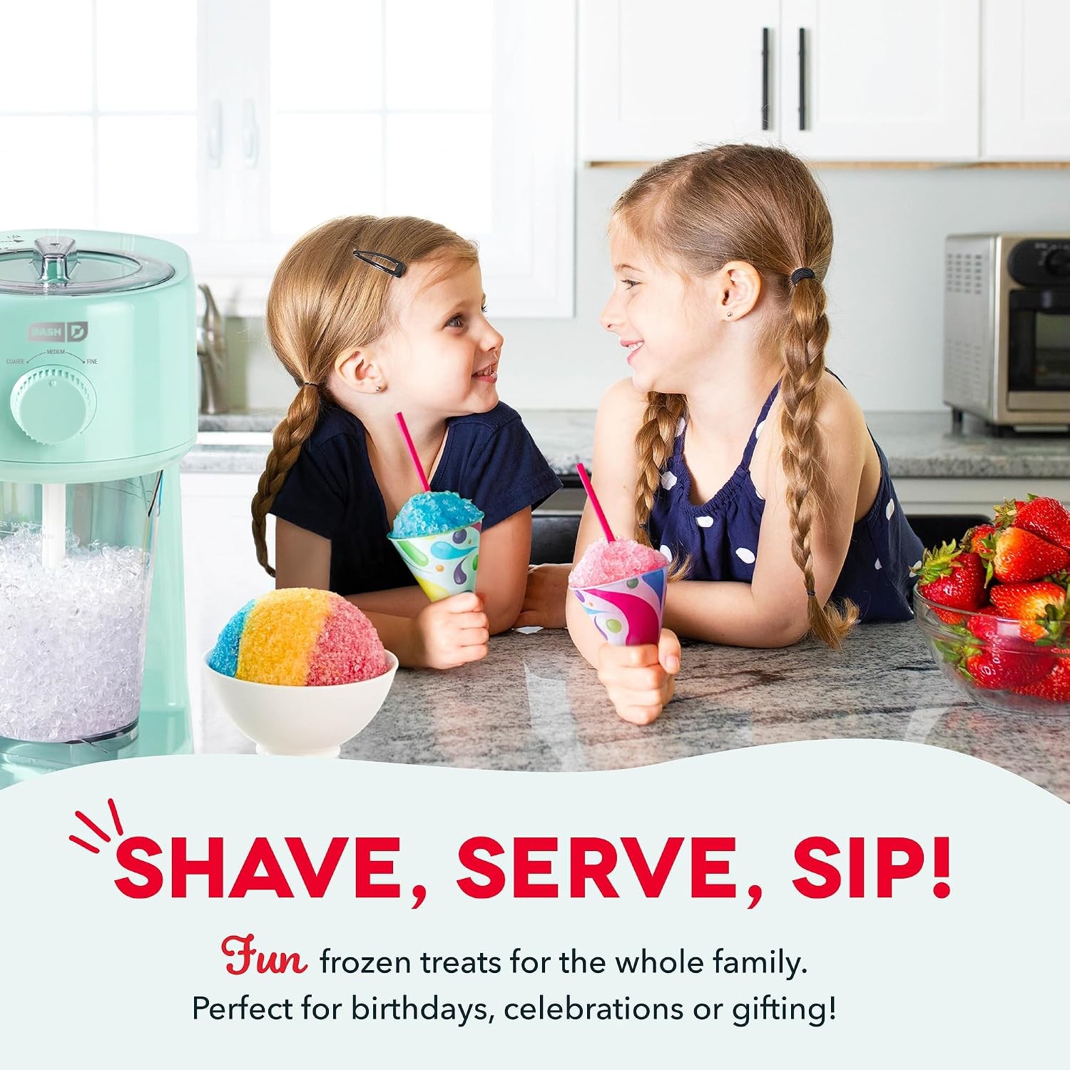 Shaved Ice & Slushy Maker Easy-to-Use Slushy & Snow Cone Maker