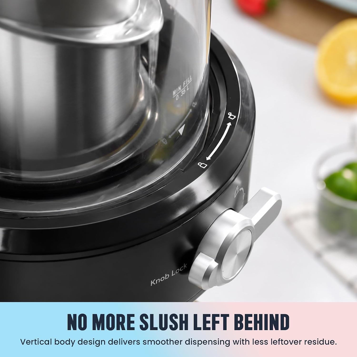2-in-1 Slushie Machine & Soft Serve Ice Cream Maker with 6 Presets 12H Timer