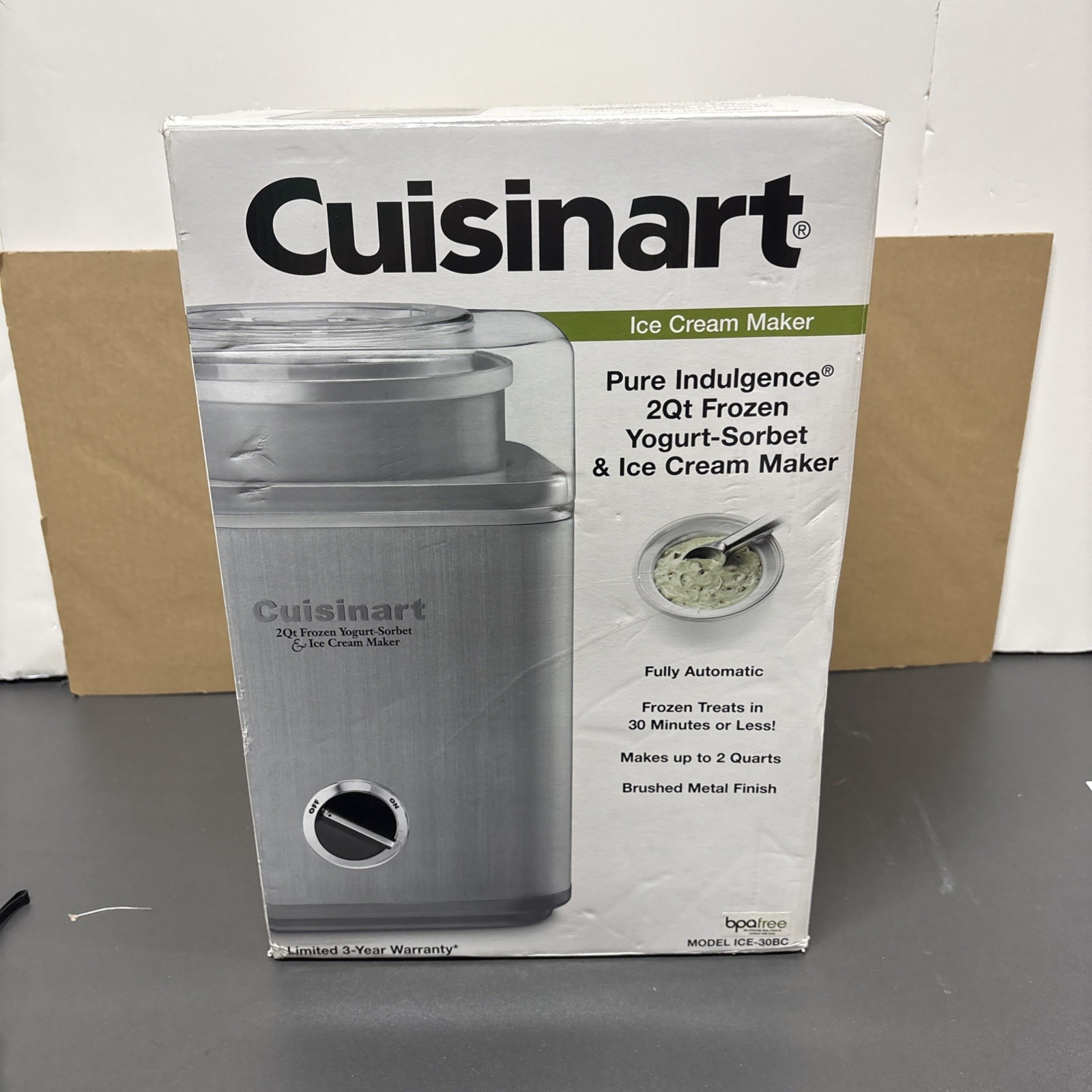 Cuisinart ICE-30BC Pure Indulgence Automatic Frozen Yogurt, Sorbet, and Ice…