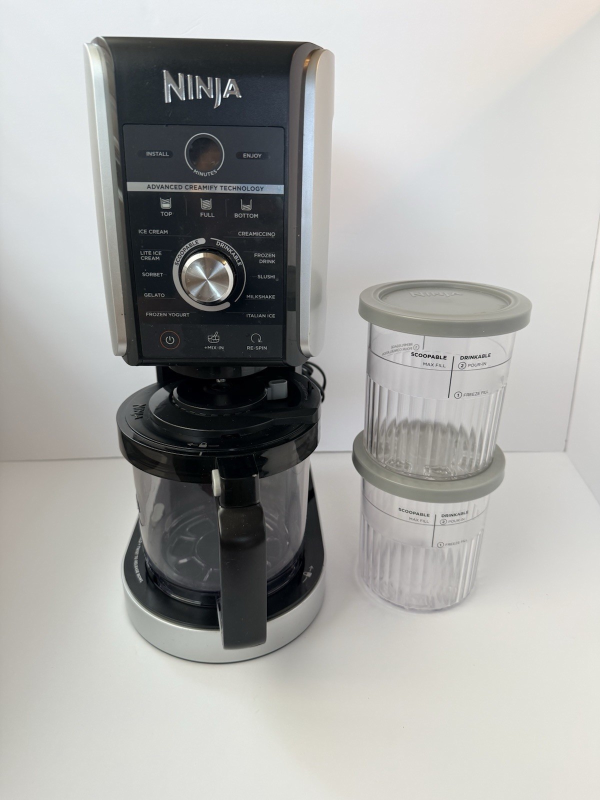 Ninja Creami Deluxe 11-in-1 Ice Cream and Frozen Drink Maker – NC 501