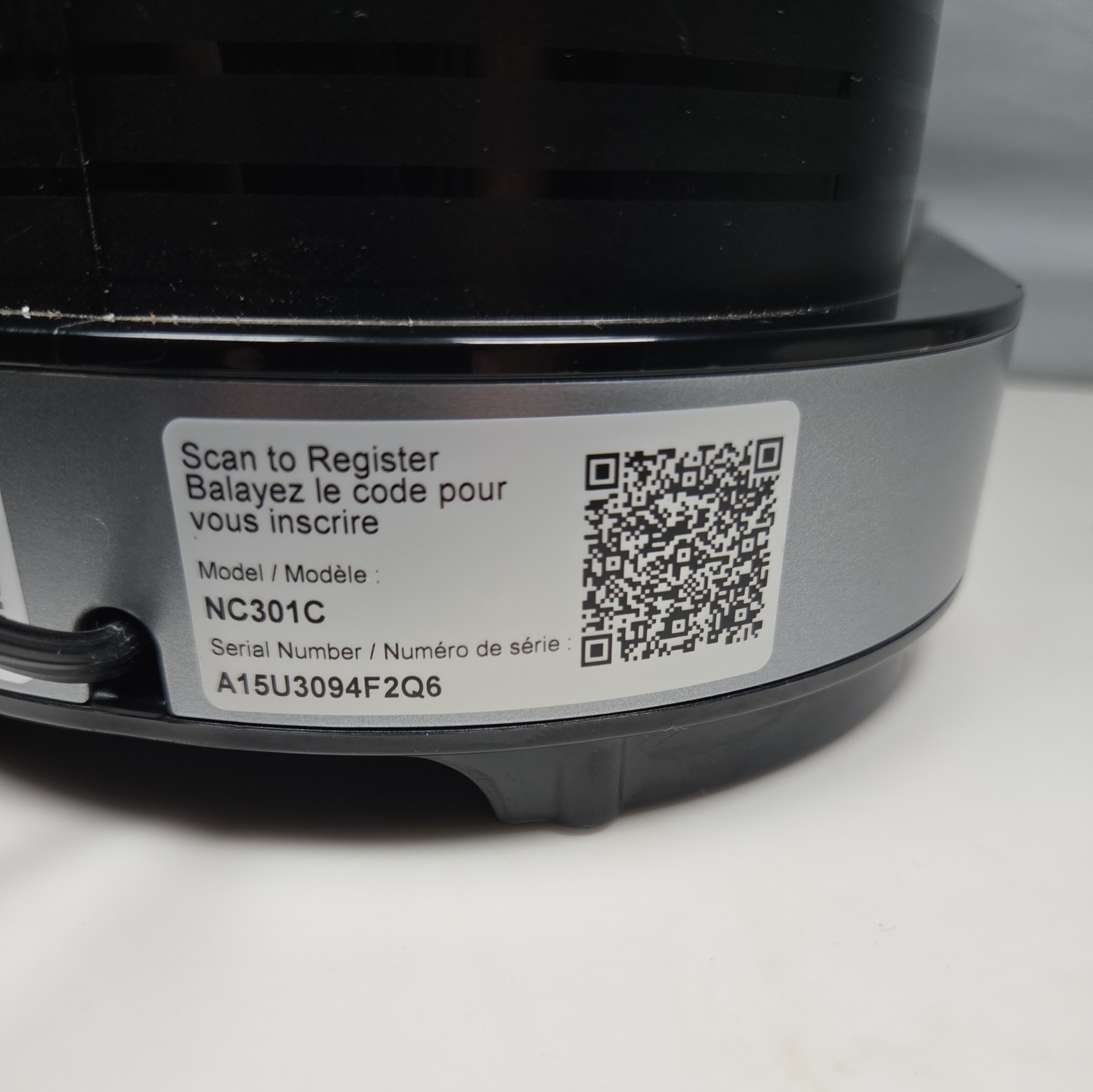 Ninja Creami NC300 Ice Cream Maker Black Model: NC300 *BASE ONLY* Tested