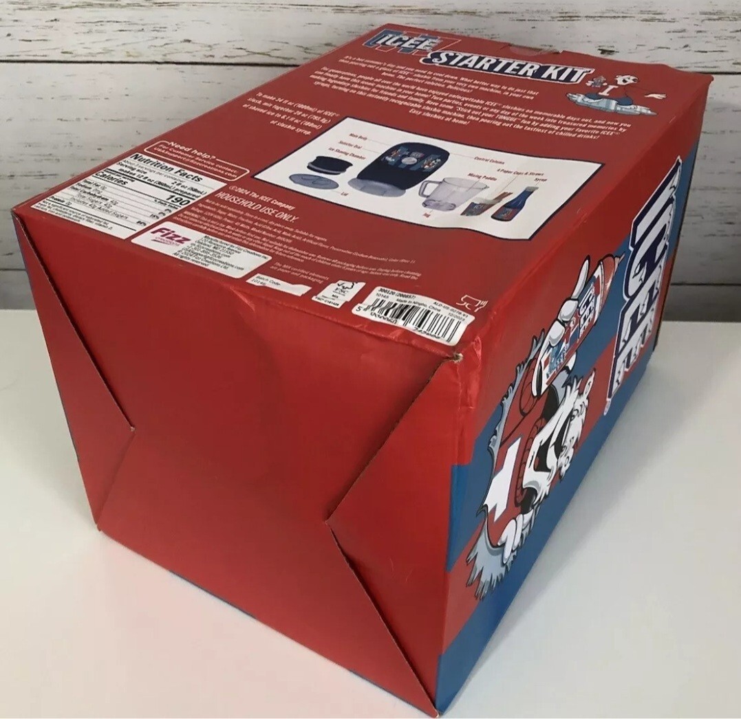 Icee Slushie Maker Machine Starter Kit Home Countertop Fizz Creations NEW in Box