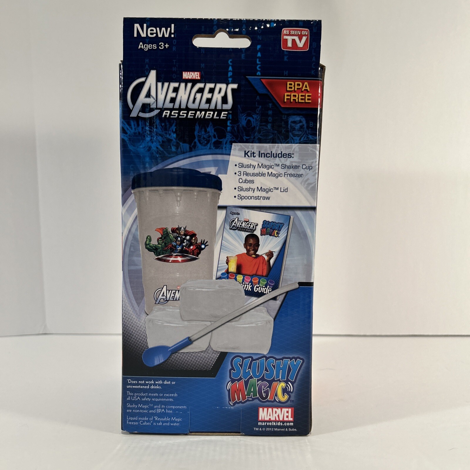 Marvel Avengers Assemble Slushy Magic Slushy Making Cup – As Seen On TV BPA free