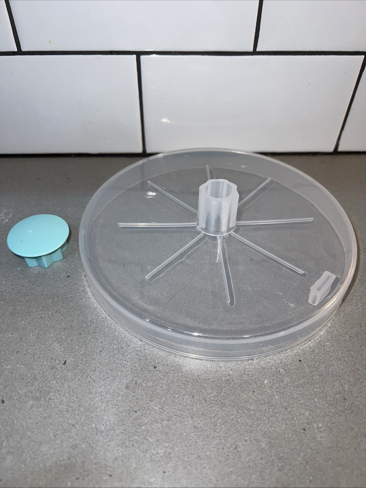 Nostalgia icmp4bl 4-Quart Ice Cream Maker lid/cover & cap replacement parts