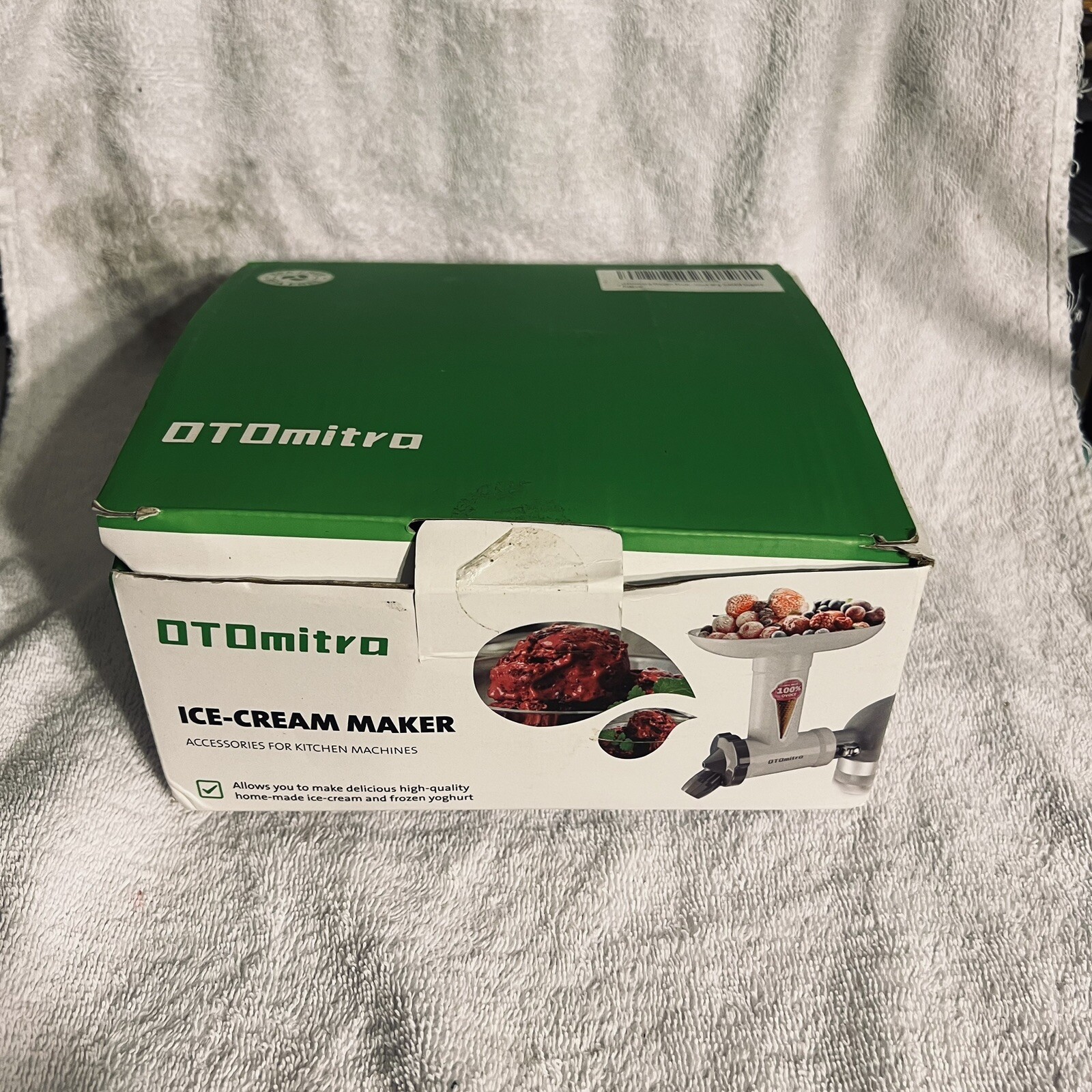 Ice Cream Maker Accessories For Kitchenaid Cuisinart OTO Mitro BPA Free Open Box