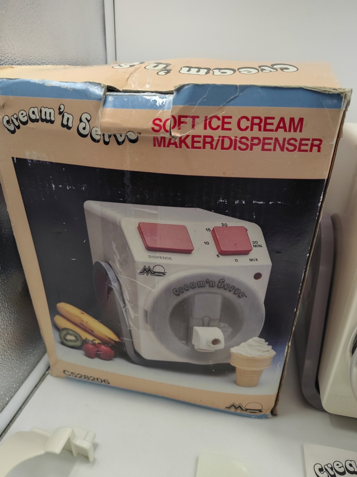 Vintage Cream N Serve Soft Ice Cream Maker & Dispenser Gelatiera C528206