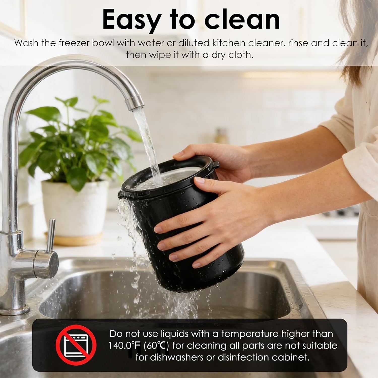 KITOART Ice Cream Maker Machine, Premium Electric Ice Cream Mini Maker Machine