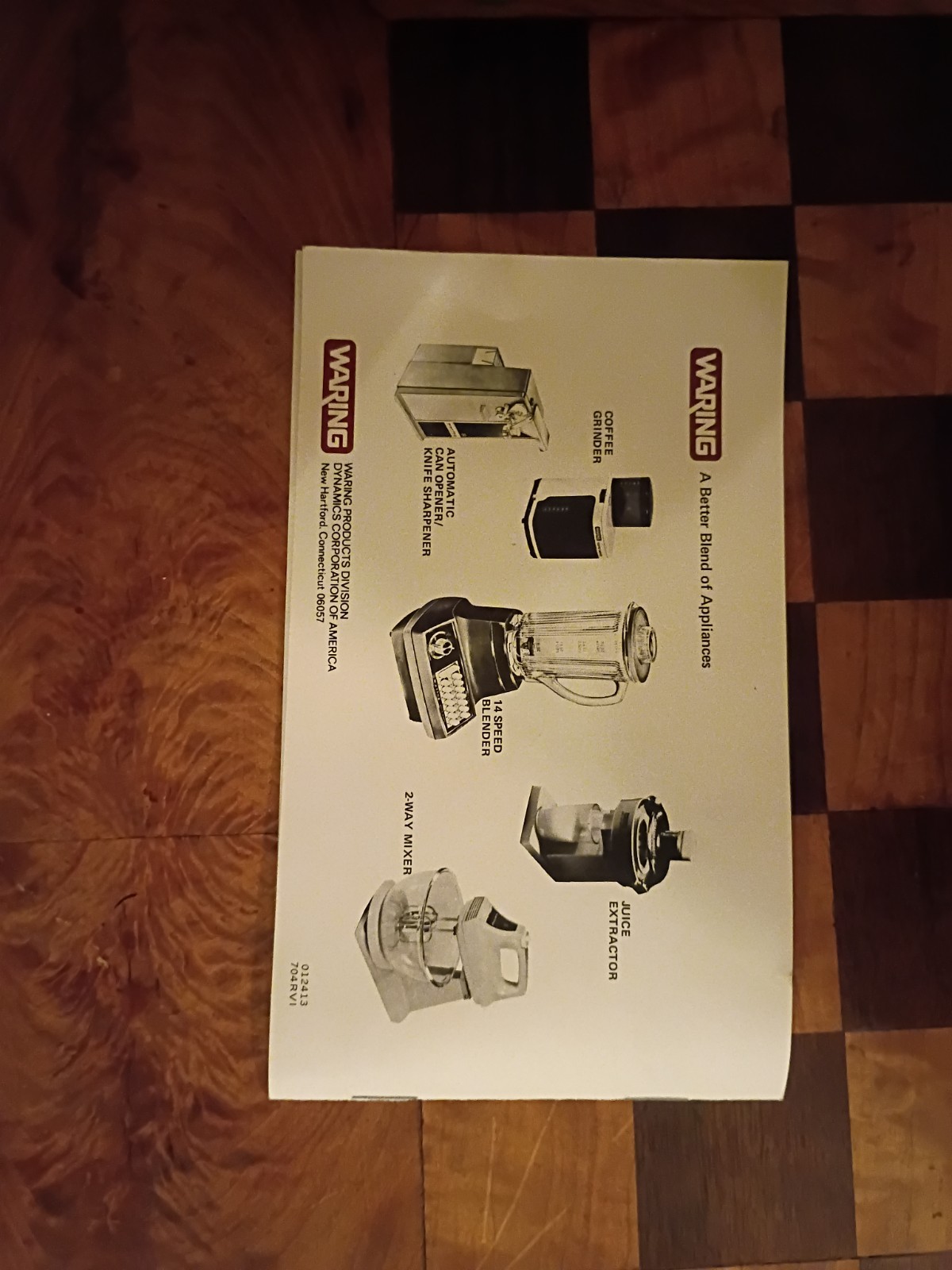 Vintage Waring Ice Cream Parlor CF520-1 Maker Complete w/ Box Manual Works
