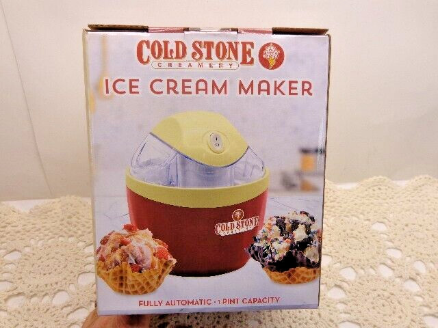Cold Stone Creamery Ice Cream Maker Machine 1 Pint Capacity