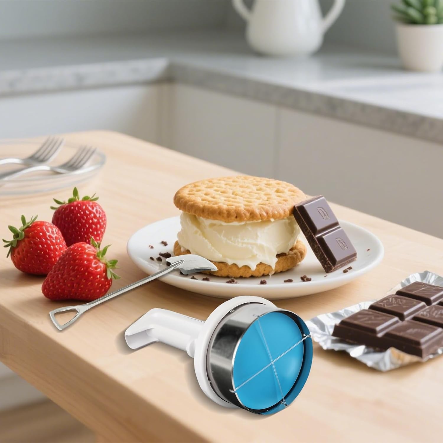 Ice Cream Sandwich Maker Tool, Stainless Steel Ice Cream Sandwich Maker |