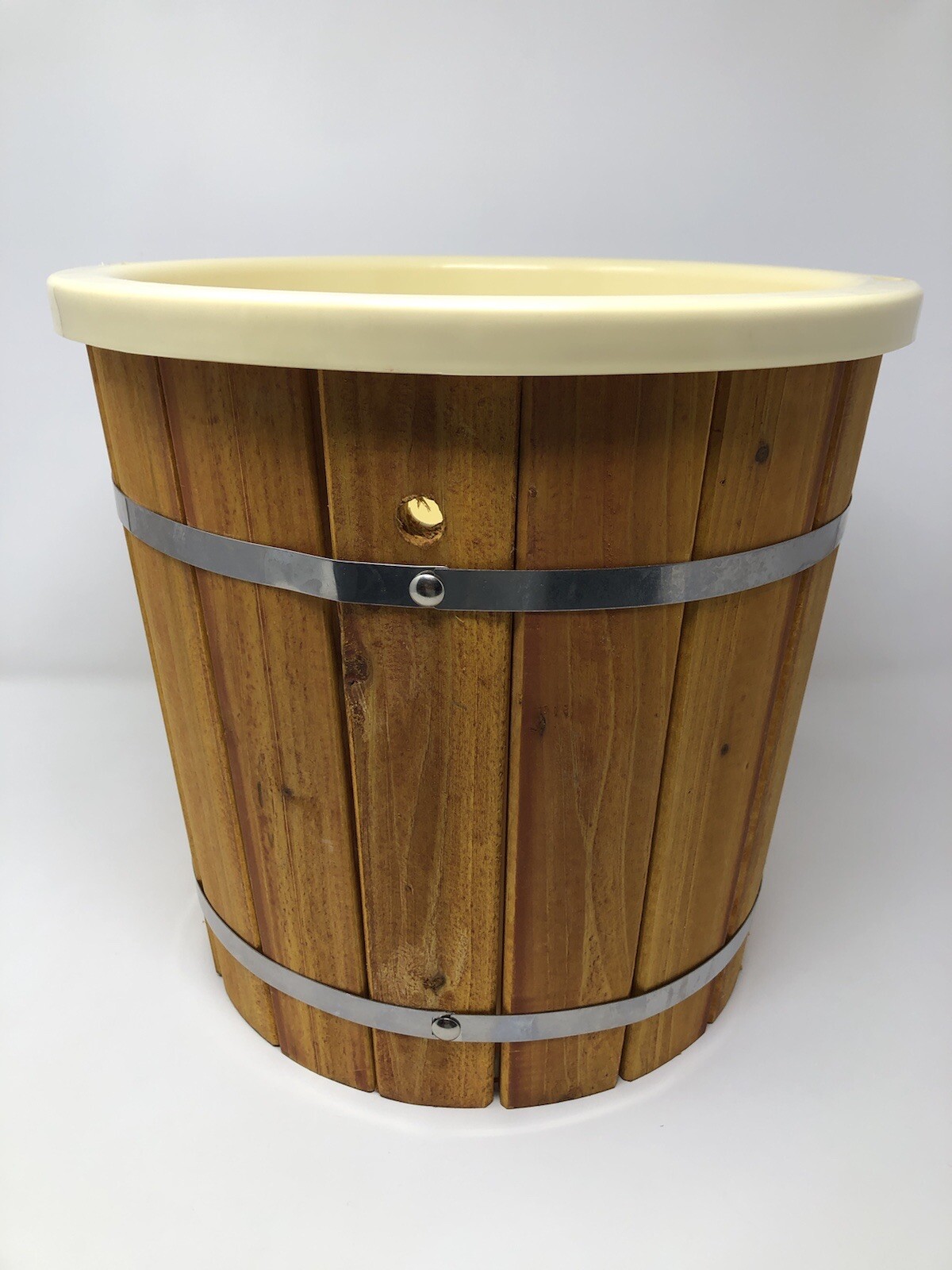 WOOD/ PASTIC TUB Nostalgia 4-Quart Electric Ice Cream Maker ICMP4WD ~PART ONLY!