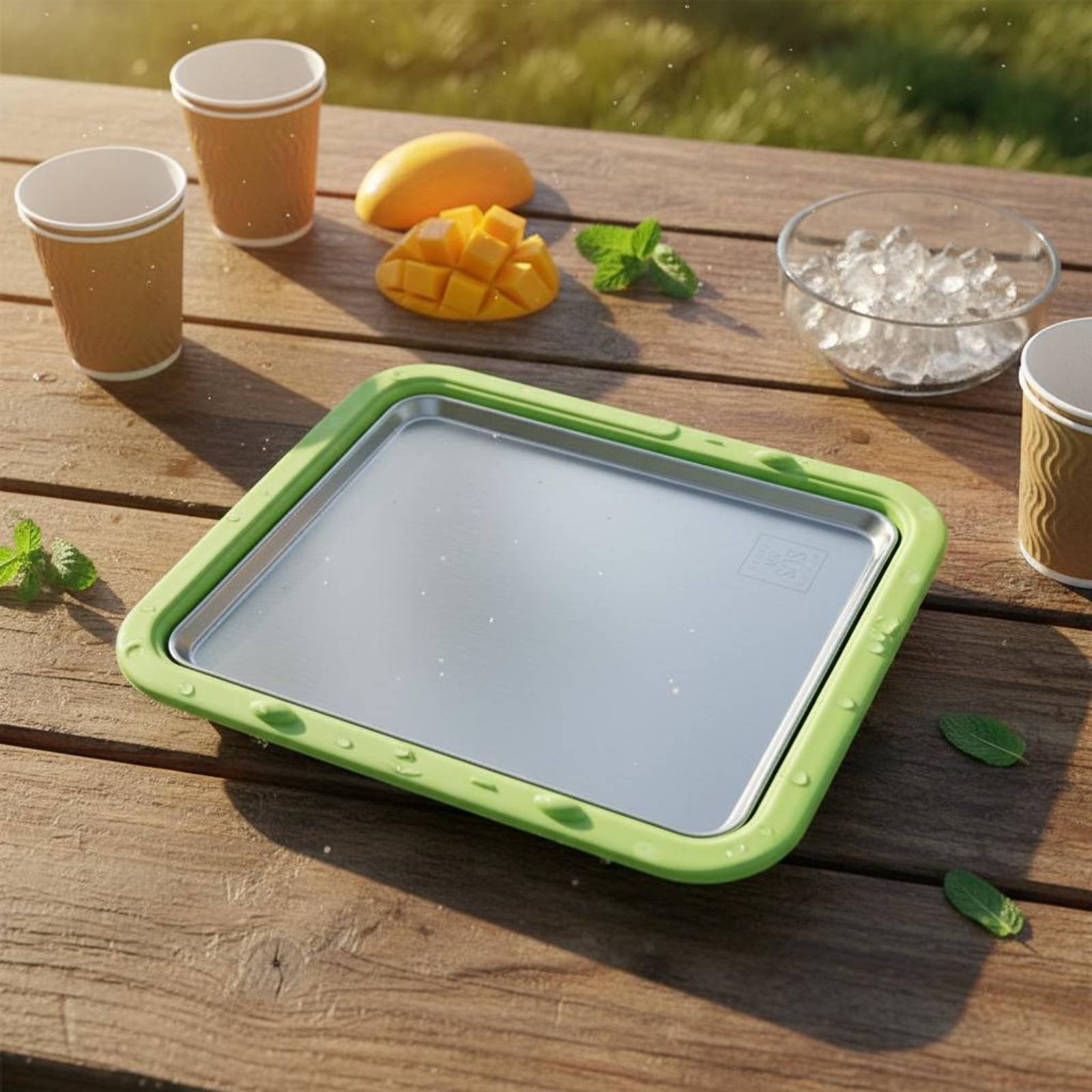 Rolled Ice Cream Appliance DIY Fun Fried Yogurt Pan Food Grade for Families