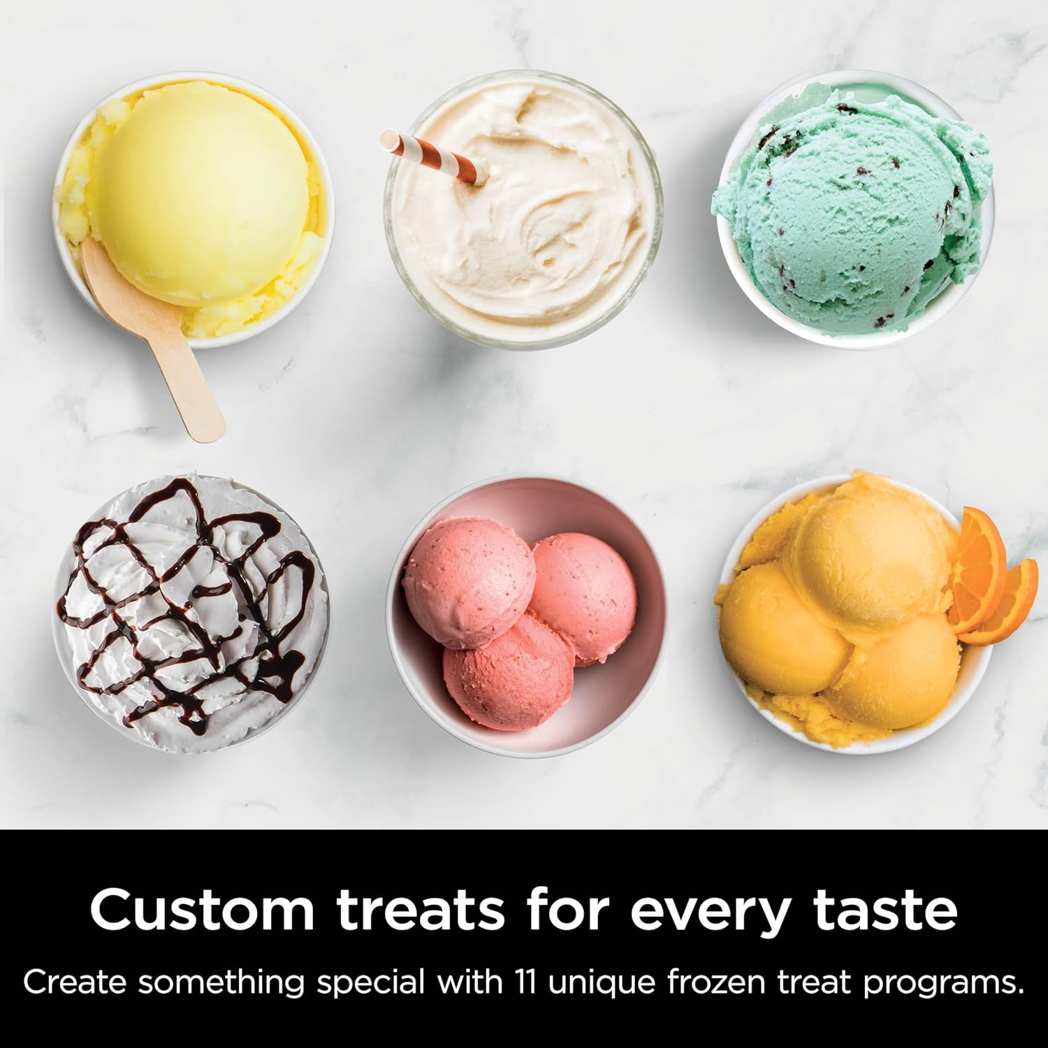 Creami Deluxe 11-In-1 Ice Cream & Frozen Treat Maker, Silver,(2) 24 Oz. Tubs