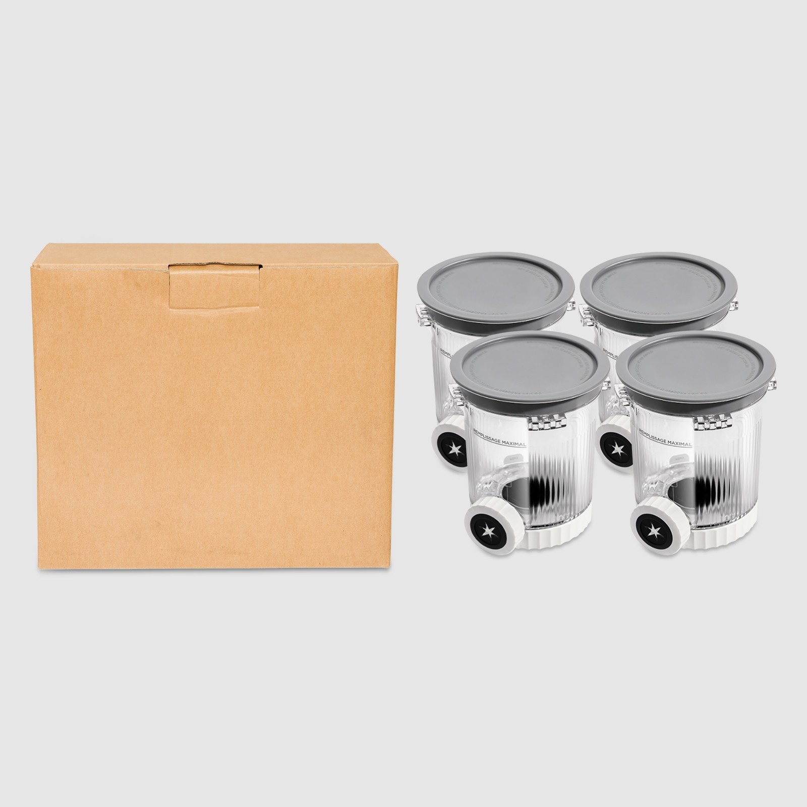 4 Pack 16oz Creami Pint ContainersCompatible Ninja NC700 NC701 Ice Cream Maker