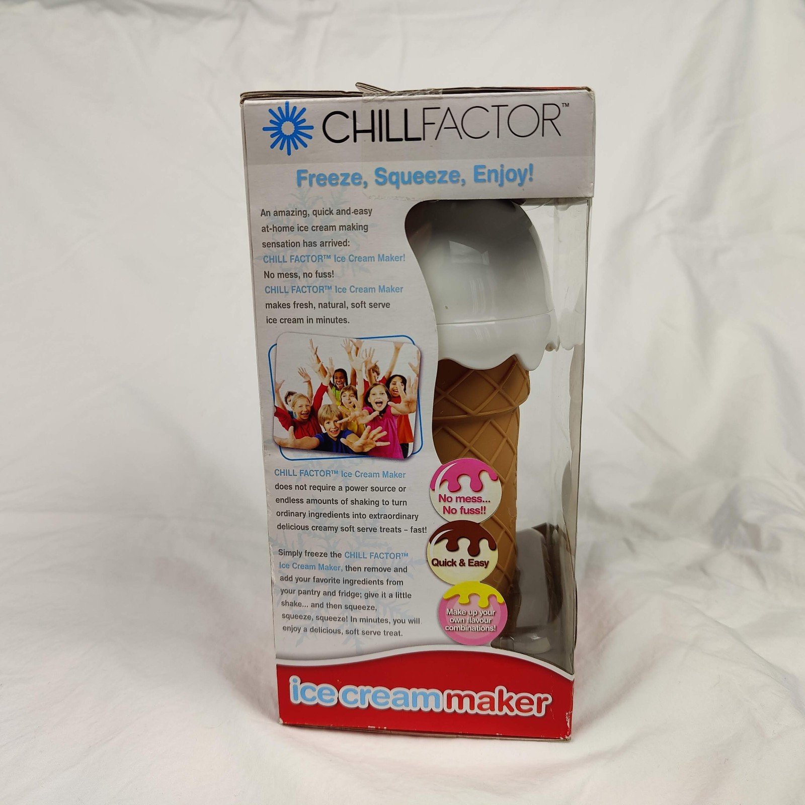 Chill Factor Ice Cream Maker – Chocolate Delight – New in Box