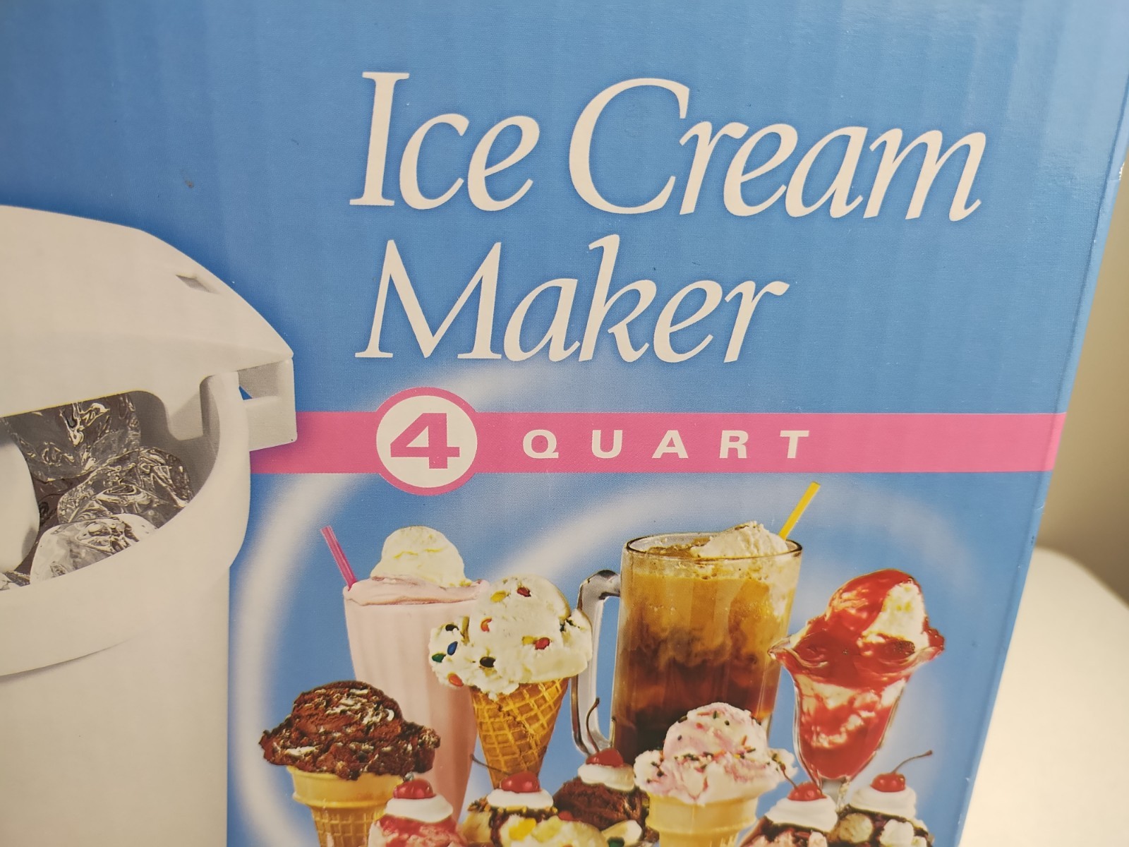 Hamilton Beach Ice Cream Maker 4 qt 68330R ~ Used Good Condition